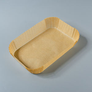 Revestimiento Rectangular Biodegradable para Freidora de Aire, Compatible con EUDR, de Grado Alimenticio, <span class=keywords><strong>Doble</strong></span> Capa, Desechable, 8.6x5.5 - Product Image 3