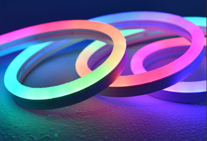 Lumières LED néon RGB étanches en silicone à double couche IP65 pour la publicité commerciale - Product Image 2