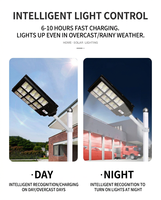 Lampadaire Solaire Intégré 300-500W à Télécommande en Promotion pour Développeurs Immobiliers, Zones Résidentielles et Jardins