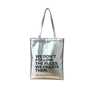 Sac à main pour femme personnalisé haut de gamme, collection argentée, sac durable, trousse de maquillage, différentes tailles, trousse à cosmétiques - Product Image 4