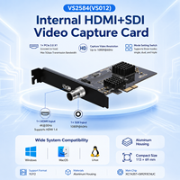 Tarjeta de Captura de Video Interna PCIe HDMI SDI 1080P*60Hz 4K*30Hz YUY2 para Windows, Mac, Linux, PC Industrial