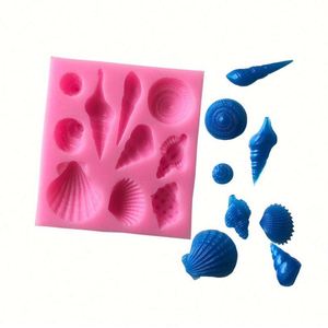 Chocolate con Forma de Animales Marinos. Molde de Silicona 3D para Fondant con Diseño de Cola de Sirena, Molde de Encaje de Azúcar OEM/ODM - Product Image 3