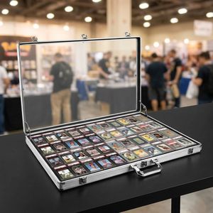 Boîte de présentation personnalisable en aluminium pour cartes, étui de transport pour cartes de sport, étui pour cartes gradées - Product Image 1