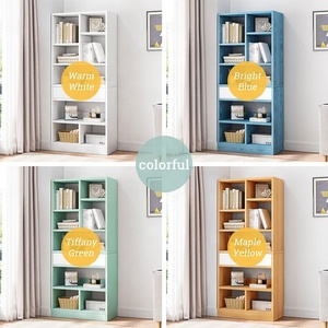 Bibliothèque cubique en bois moderne et facile à assembler personnalisée pour la chambre à coucher et la bibliothèque, pour la maison et le supermarché, étagère <span class=keywords><strong>d</strong></span>'<span class=keywords><strong>angle</strong></span> - Product Image 4