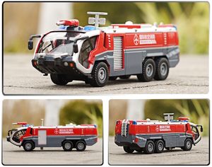 Hand Make 1/64 Pull Back Car Diecast Models Diecast Collectible Fire Trucks - Product Image 6