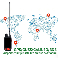 Rastreador GPS para Perros GUPTOMES con Dispositivo Portátil VHF de Largo Alcance de 15 KM - Collar Impermeable IP68, Rastreo en Tiempo Real de hasta 20 Perros