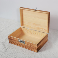 Petite boîte de rangement en bois bon marché avec serrure à combinaison Emballage