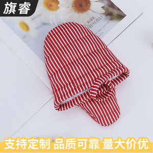 Custom Microwave Oven Mitt Red Duckbill Shape Silicone Cotton Filled For Baking And Oven Use - Product Image 2