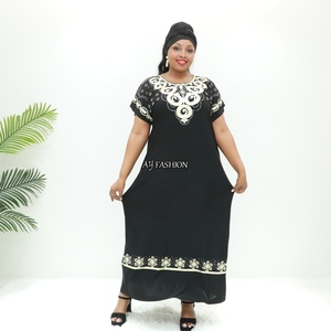 Moda islamica all'ingrosso abaya tessuti AY moda JB2101F Abidjan boubou Maxi abito - Product Image 5