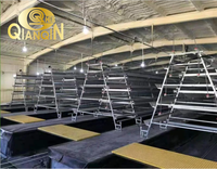 Usine de poulaillers QIANQIN, cages à volailles pour 120 à 160 poules pondeuses au Kenya, au Nigéria et au Zimbabwe