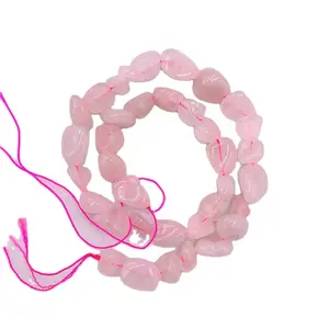 Wholesale Natural rose quartz chips beads strands semi-finished jewelry DIY Bracelet Necklace