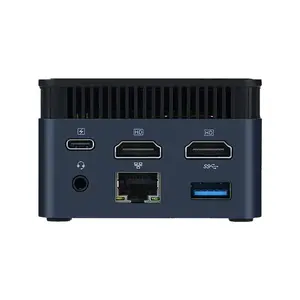 Мини-ПК BY51 Intel Celeron N100 Windows 11 LPDDR5 12 ГБ 128 ГБ mSATA SSD Карманный ПК WIFI 1000 м LAN 4K игровой мини-компьютер