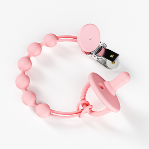 <span class=keywords><strong>Livraison</strong></span> <span class=keywords><strong>rapide</strong></span> Silicone de qualité alimentaire matériel sucette Anti-chute chaîne Clip bébé dentition jouet sans BPA - Product Image 1