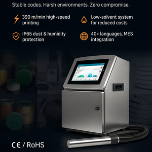Chi phí tiết kiệm ngày mã hóa máy docod V2000 liên tục máy in phun cho cáp hóa chất ngành công nghiệp giảm hàng tiêu dùng sử dụng - Product Image 1