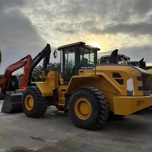 Cargadora de ruedas Volvo L105 120 usada en oferta para obras de construcción, bajo precio, Shanghái, en stock, 105 L120 de alta calidad en venta - Product Image 1