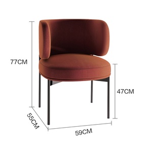 Thiết Kế Hiện Đại Tùy Chỉnh Kích Thước Ván Ép Top Sồi Đỏ Cơ Sở Bàn Ăn Ghế Ăn Đặt Cho Phòng Ăn - Product Image 6