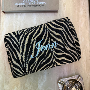 <span class=keywords><strong>Borsa</strong></span> Cosmetica Personalizzata con Zebrate, Pochette da Viaggio Ricamata, <span class=keywords><strong>Organizer</strong></span> Quotidiano per la Bellezza Femminile - Product Image 4