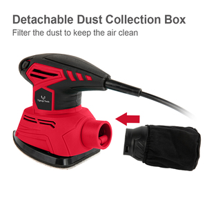 Offre Spéciale 110V 230V <span class=keywords><strong>ponceuse</strong></span> à souris électrique Portable 130W 14000 tr/min détail <span class=keywords><strong>ponceuse</strong></span> à paume pour le travail du bois - Product Image 3