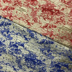 Haut de gamme or <span class=keywords><strong>soie</strong></span> peinture à l'encre en Europe et en amérique vaste ciel printemps été automne Jacquard tissu robe de soirée jupe courte - Product Image 3