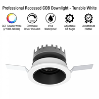Downlight LED multicolore encastré anti-éblouissement pour intérieur, projecteur encastré profond, IRC 90, tricolore, pour l'Australie