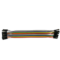 Kabel Jumper Flat Ribbon Terminal DuPont 2.54mm, Harness Kabel Listrik 1p hingga 40p untuk Aplikasi Elektronik