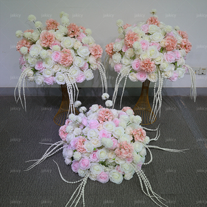 Vente en gros roses blanches artificielles hortensias roses <span class=keywords><strong>frange</strong></span> pour mariage arrangements floraux de vacances pour la Saint-Valentin Thanksgiving - Product Image 4