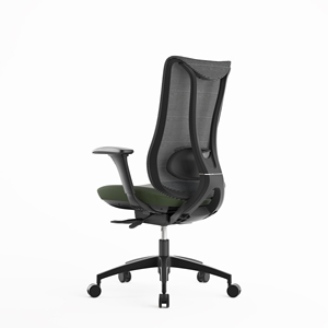 Chaise de bureau ergonomique pivotante blanche en maille synthétique à dossier moyen pour la maison et le bureau – Vente en gros à prix réduit - Product Image 4