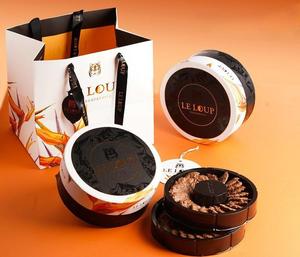 Feuille d'or personnalisée Logo vert fantaisie Ramadan Kareem et Eid <span class=keywords><strong>compte</strong></span> <span class=keywords><strong>à</strong></span> <span class=keywords><strong>rebours</strong></span> boîte cadeau chocolat Dates boîte de calendrier bonbons - Product Image 2