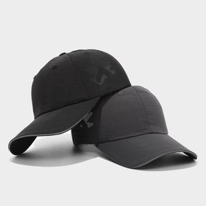 Spring Summer New Nylon Quick Drying <b>Shade</b> Cap Men's Women's Fashion Breathable Mesh <b>Sun</b> Hat Solid Color Baseball Cap - Product Image 2