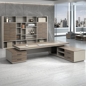 Simple Modern Boss Escritorios Combinación Grand President <span class=keywords><strong>Escritorio</strong></span> de oficina para Gerente General <span class=keywords><strong>Escritorio</strong></span> de oficina en forma de <span class=keywords><strong>L</strong></span> - Product Image 4