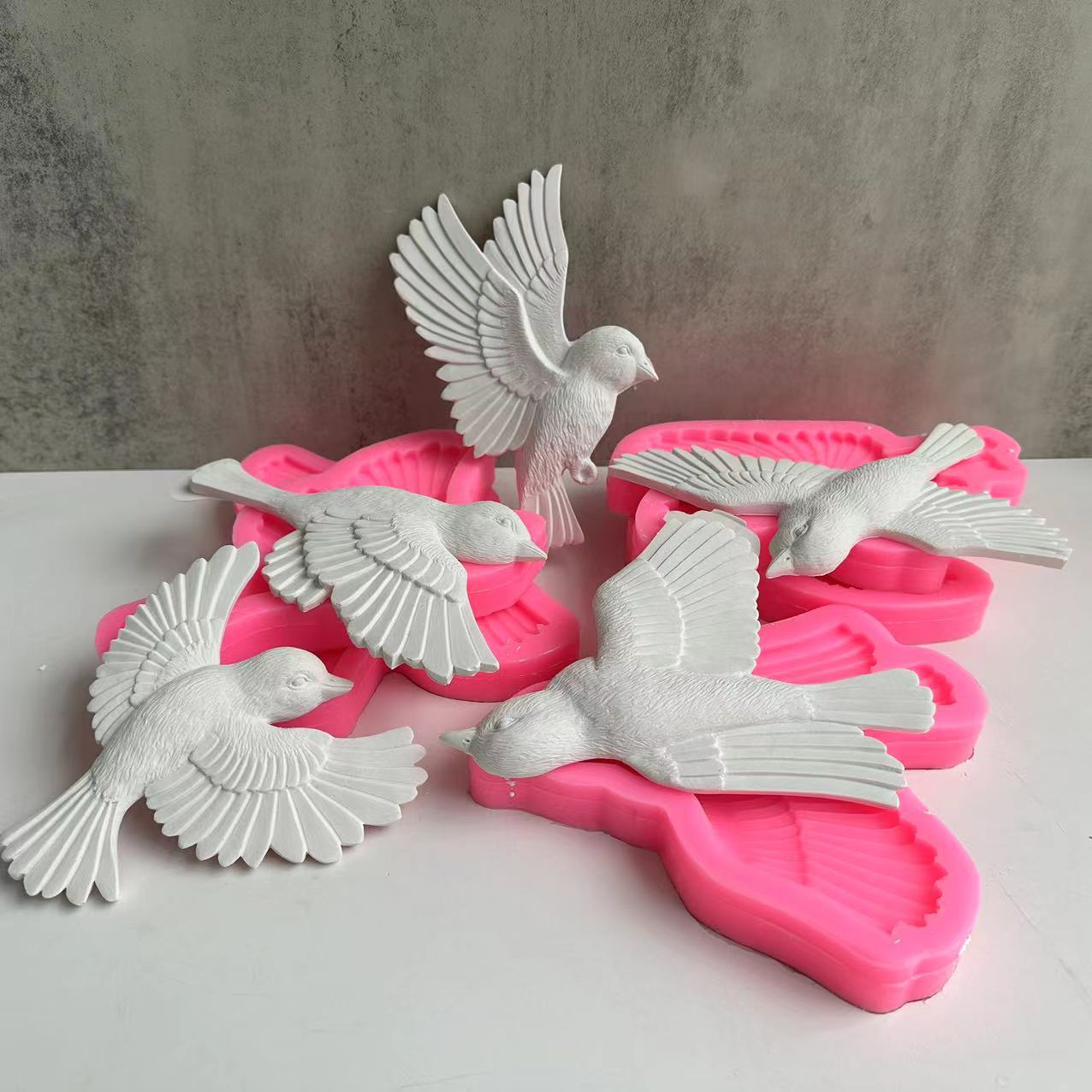 MINFEIDMS Stampi In Silicone A Forma Di Uccellino, Per Decorare Torte