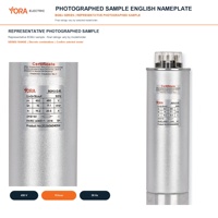 Condensateur de puissance auto-réparateur cylindrique BGMJ, type de compensation de phase divisée, 230V 5kvar monophasé