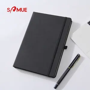 Großhandel Büro Business Geschenk benutzer definierte A5 PU Leder Notebook mit Gummiband