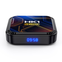 Forte performance HK1 Rbox K8S 2GB 16GB télécommande vocale TV Box RK3528 double WiFi 8K décodage Android 13 OS décodeur