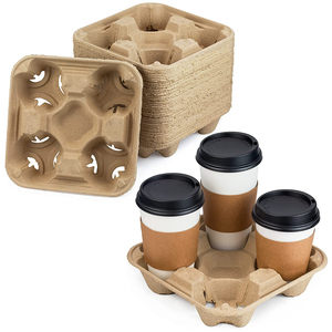 Porte-gobelet pour boissons chaudes ou froides Porte-gobelets en <span class=keywords><strong>carton</strong></span> Porte-gobelet en papier à café - Product Image 3