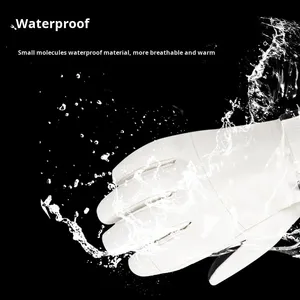 Guantes <span class=keywords><strong>de</strong></span> esquí <span class=keywords><strong>de</strong></span> invierno <span class=keywords><strong>de</strong></span> cinco dedos blancos para hombres y mujeres para <span class=keywords><strong>Amazon</strong></span> Stock Guantes deportivos cálidos para ciclismo al aire libre - Product Image 2