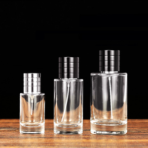 Cao Cấp Màu Sắc Miễn Phí 25Ml 50Ml 100Ml Xi Lanh Dày Dưới Rõ Ràng Phun Nước Hoa Thủy Tinh Chai Với Nắp - Product Image 1