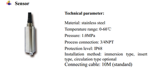 Zelfreinigende Maatregel Multi-Parameter Online Digitale Troebelheidssensor Sondeinstrumenten - Product Image 5