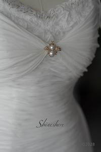 Robe de Mariage Boho en Mousseline de Soie Plage Réception de Mariage Civil Grec Plus Size Plissage Chapelle Train Plus Size Novia Sirene Mermaid - Product Image 2