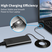 Chargeur rapide 130W USBC pour ordinateur portable Dell Lenovo HP 20V 6.5A Type C avec adaptateur secteur et câble AC pour prises UK AU US EU