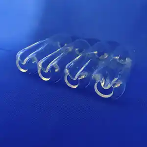 Op Maat Gemaakte Hittebestendigheid Gepolijst Helder Lab Instrument Crystal Quartz Pipes Kwarts Glazen Buizen