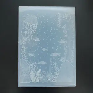 3D ocean Emboss folder for Paper crafts Scrapbooking Plastic Embossing Folder
