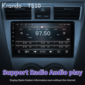 Autoradio 9 pouces Krando pour <span class=keywords><strong>Toyota</strong></span> Vios <span class=keywords><strong>2007</strong></span>-2013 Android Head Unit GPS Navigation Wireless CarPlay DSP 4G SIM Card Autoradio - Product Image 5
