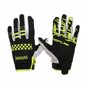 Gants de motocross en cuir PU en gros, performance supérieure, durabilité et ajustement, matériaux durables et flexibles, dos de la main - Product Image 1