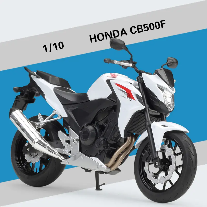 Welly 1/10 Diecast Model motosiklet Honda CB500F sokak araba serin sıcak satış simülasyon alaşım motosiklet modeli