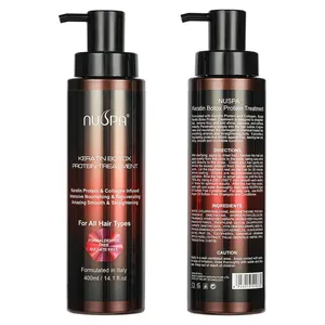 Nuspa Home Use Safe Formaldehyde Free Hair Care Keratin Moisture Straightening Restore Luster Hair Treatment For Curly Hair