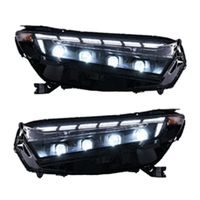 Pour Honda CRV CR-V 2023-2026 Style RS 6ème Génération Phare Avant à Lentille Projecteur LED Quad Beam avec Clignotant Séquentiel DRL