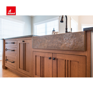 AllandCabinet American Framed Flush Inset Armarios de cocina Diseño de dos tonos Gabinetes de cocina de madera maciza con panel de puerta empotrada - Product Image 6