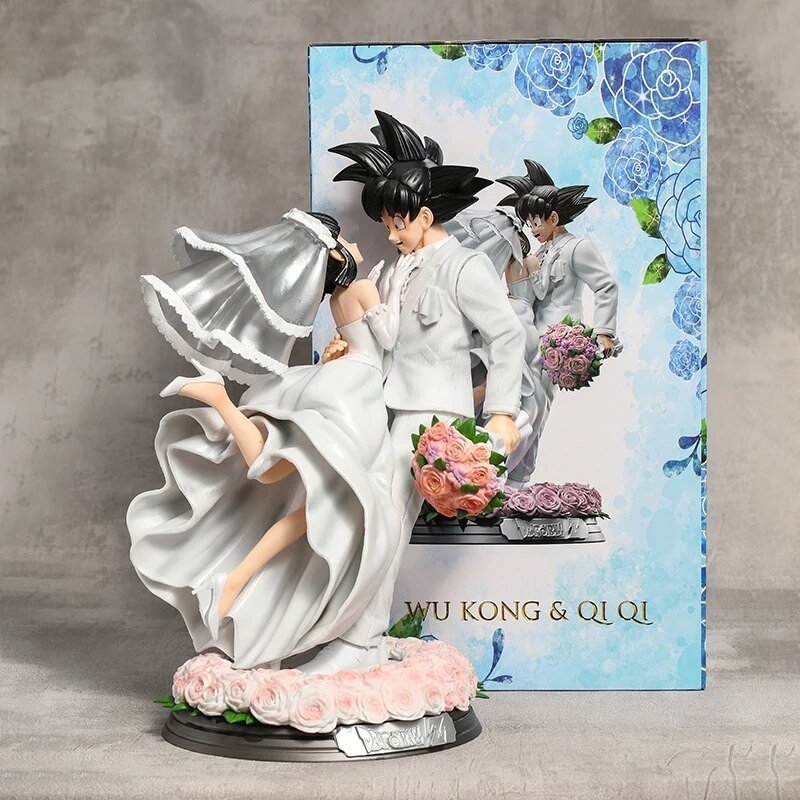 son goku chichi mariage figurine DBZ 31 cm PROMO