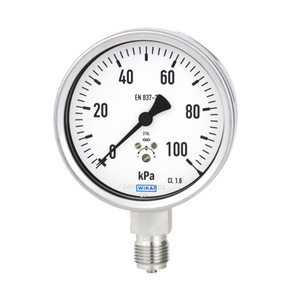 For German Digital Double Type Diaphragm Gauge 632.50.100 Series Stainless Steel Case 100mm Size Measuring - Product Image 1